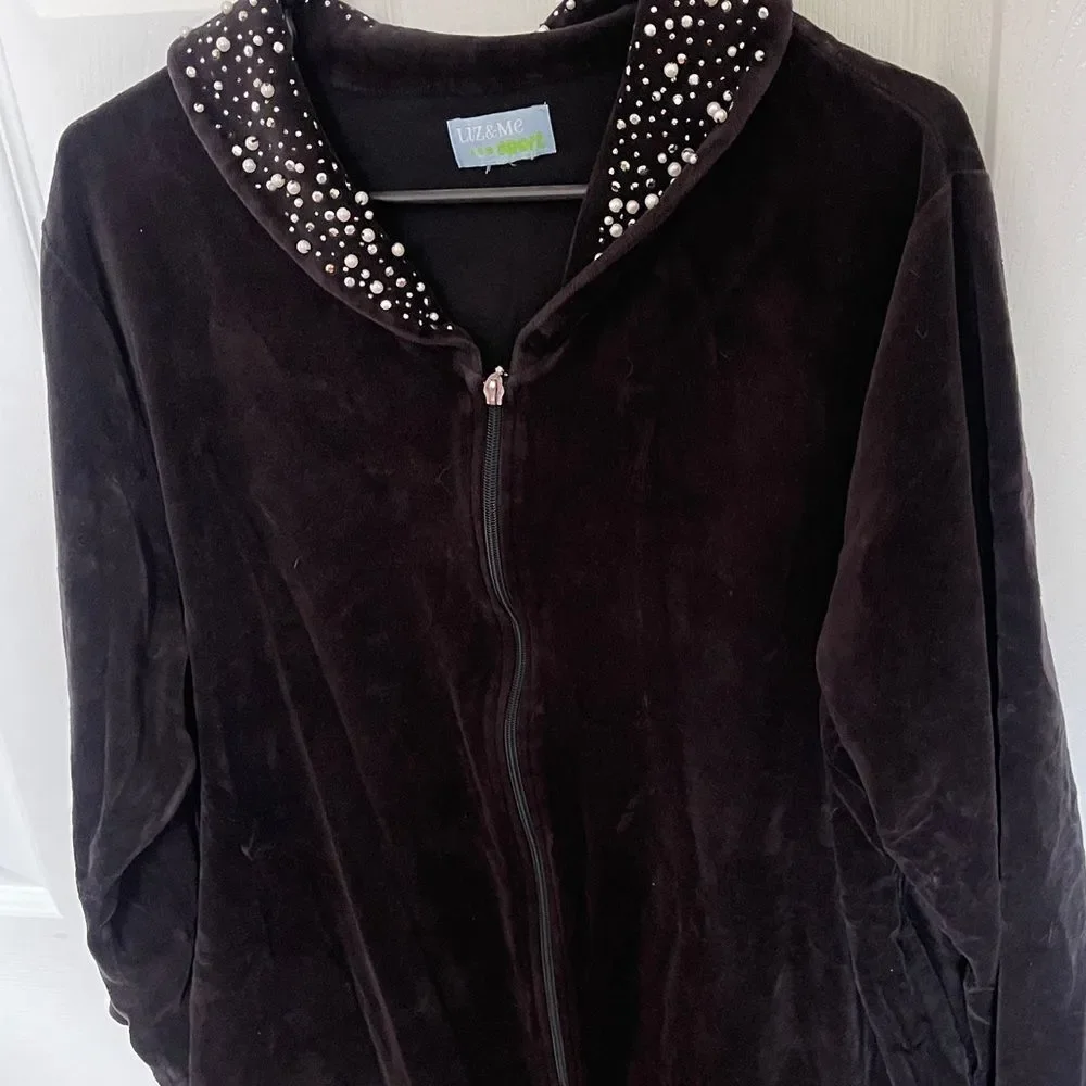 Velour jacket - Picture 1 of 6